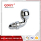qdgy steel material with chromed plated coating -3 AND -4 AN  SAE Brake Adapter Fittings TEE 3/8 X 24 I.F.FEMALE supplier